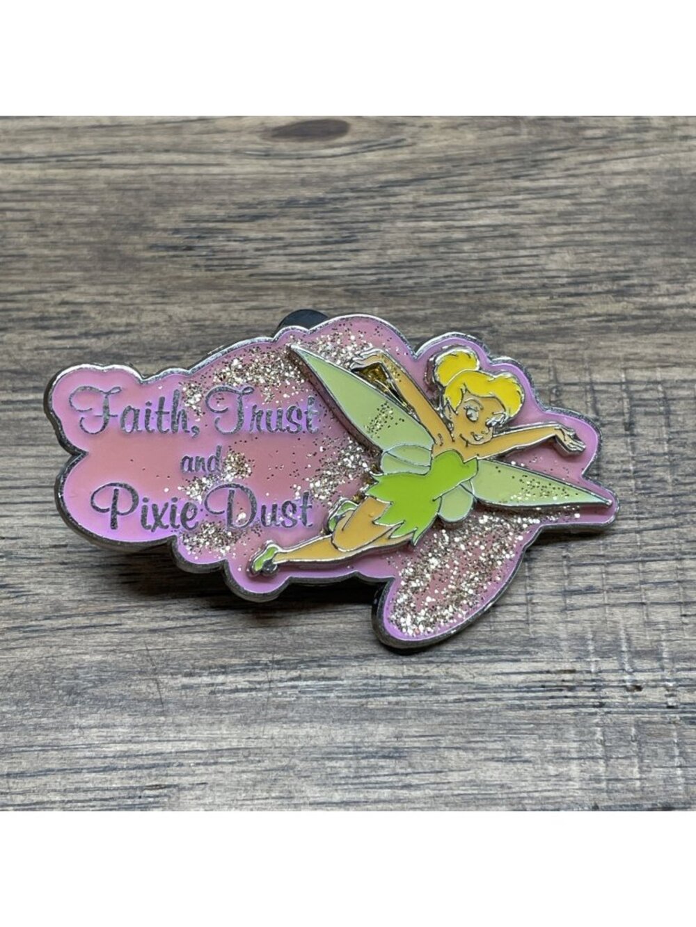 2008 Disney Tinkerbell Faith Trust and Pixie Dust Trading Lapel Pin KG JD